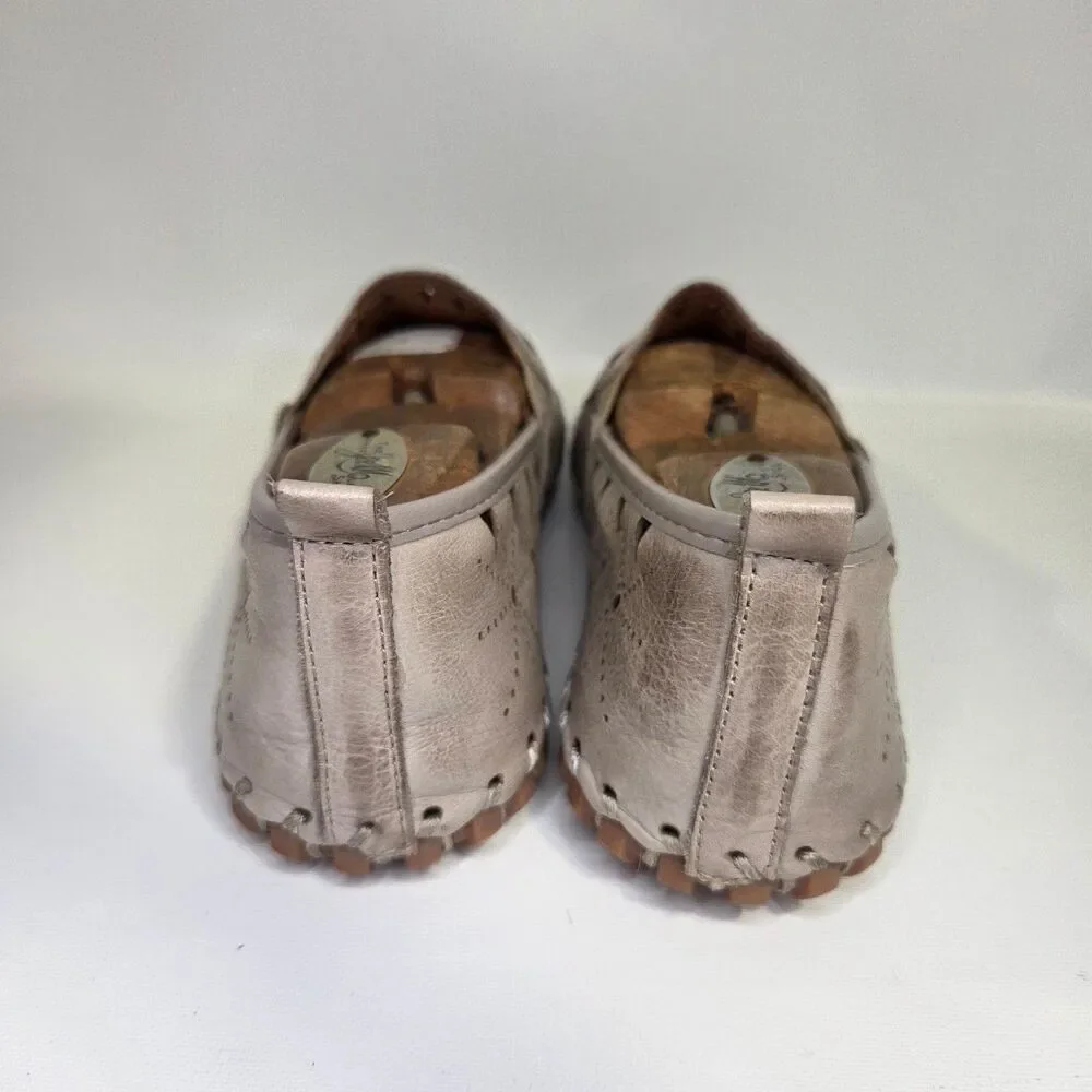 Spring Step Women's Leather Fusaro Loafer Shoe Comfortable Slip-On Shoes 42